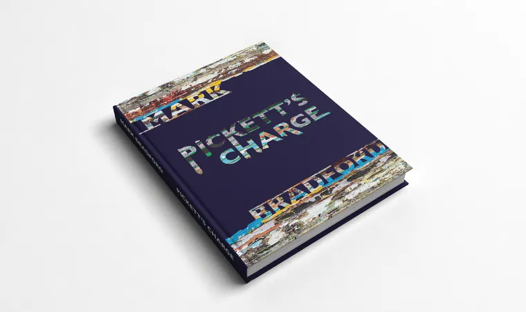 Mark Bradford exhibition branding by Danielle Dinstman