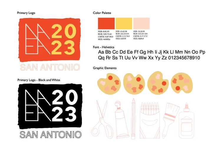 NAEA Convention branding by Danielle Dinstman
