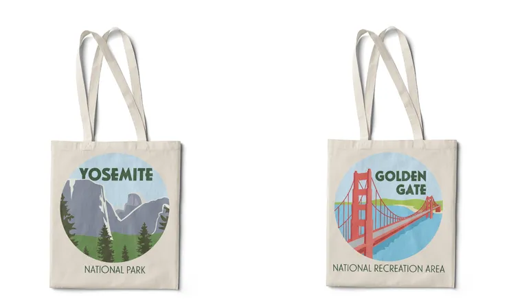 National Parks infographic design by Danielle Dinstman