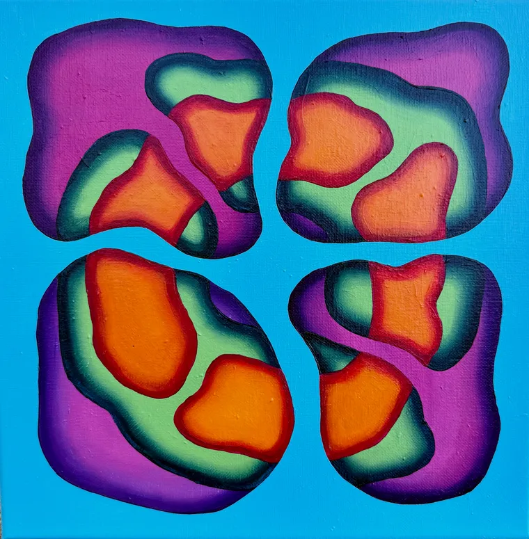 Windows — painting by Danielle Dinstman