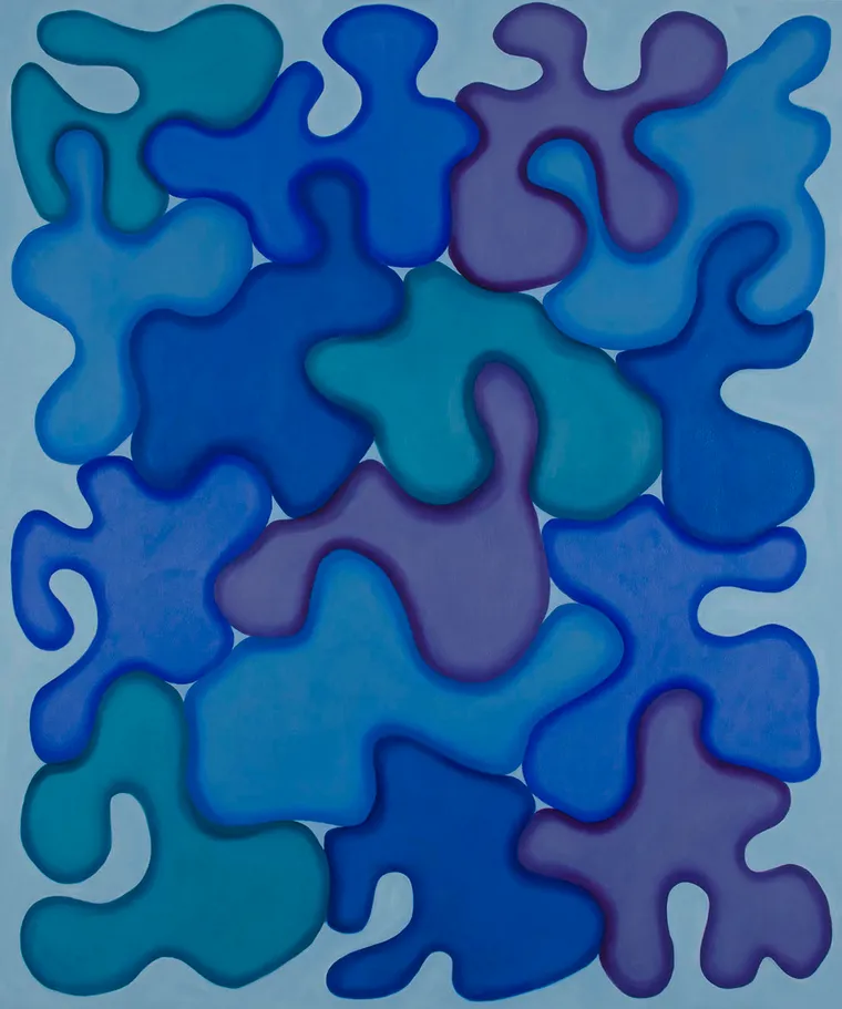 Blue Boy — painting by Danielle Dinstman