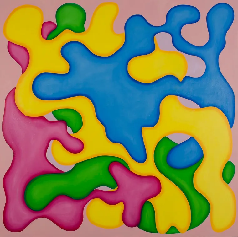 Cluster — painting by Danielle Dinstman